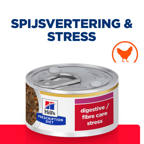 Hill's Prescription Diet Gastrointestinal Biome Stress stoofpotje voor kat met kip & groenten blik