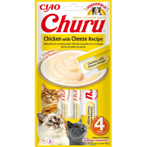 Inaba Ciao Churu met kip en kaas kattensnack 12 x 14 g