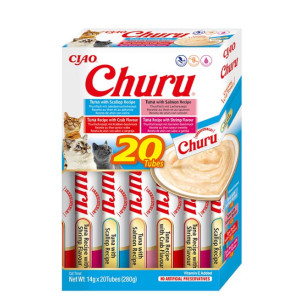 Inaba Ciao Churu multipack met tonijn kattensnack 20 x 14 g