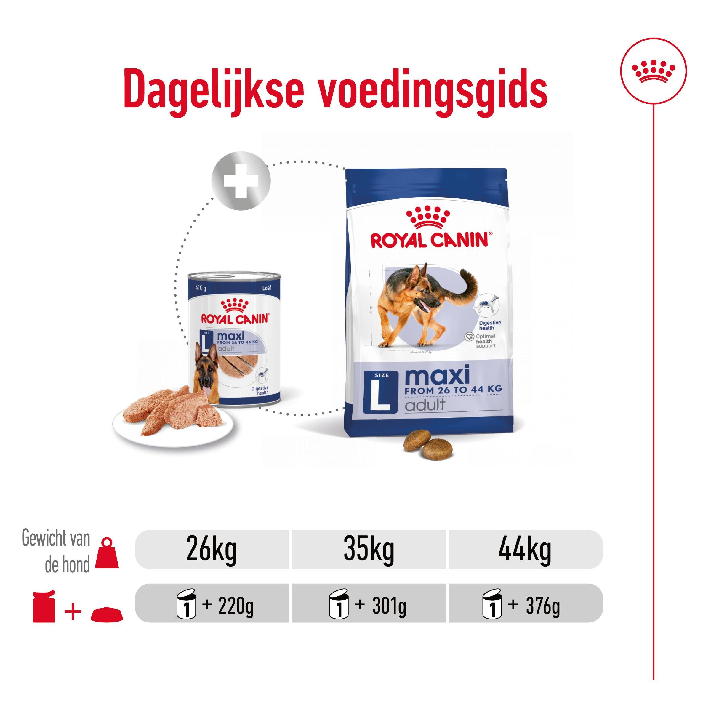 Royal Canin Maxi Adult Loaf natvoer hond