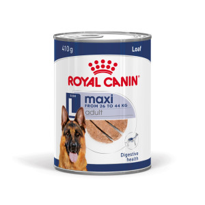 Royal Canin Maxi Adult Loaf natvoer hond 2 trays (24 x 410 g)