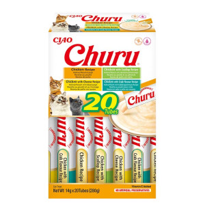 Inaba Ciao Churu multipack met kip kattensnack 20 x 14 g