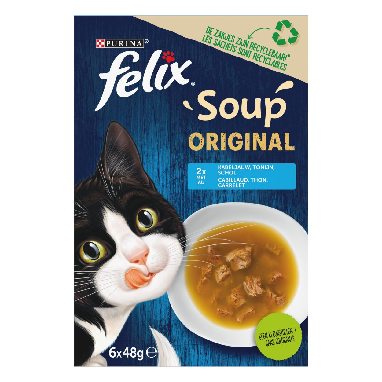 Felix Soup Visselectie Kattensoep (6x48g)