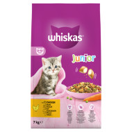 Whiskas Junior met kip kittenvoer 2 x 1,9 kg