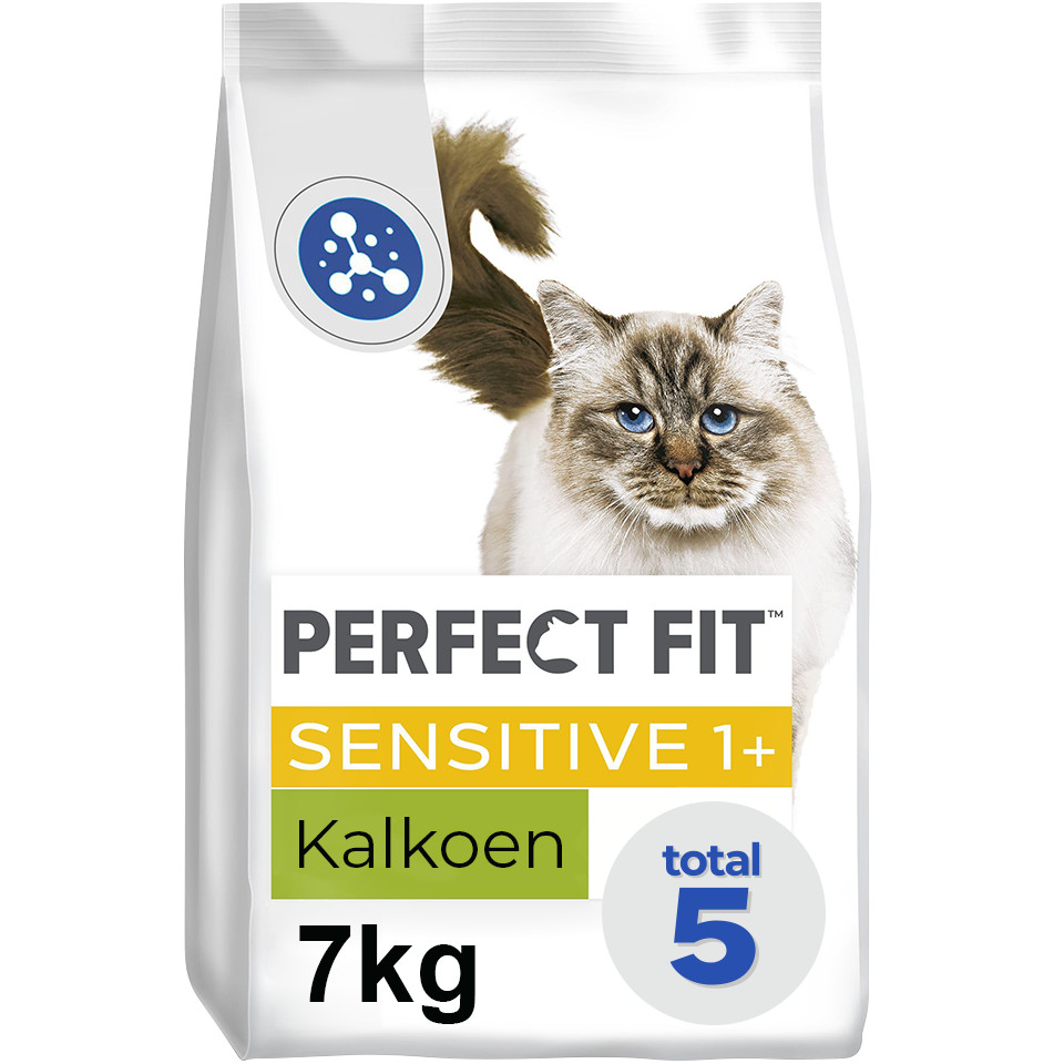 Perfect Fit Sensitive Adult 1+ met kalkoen kattenvoer