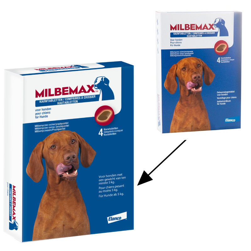 Milbemax kauwtabletten hond vanaf 5 kg
