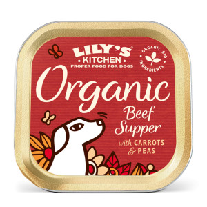 Lily's Kitchen Organic Supper rund paté natvoer hond 44 x 150 g