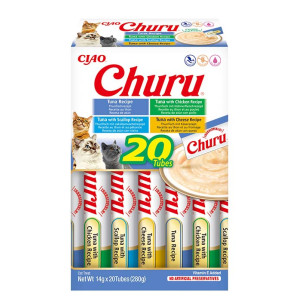 Inaba Ciao Churu multipack met tonijn kattensnack 20 x 14 g