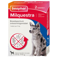 Beaphar Milquestra Ontwormingsmiddel kleine hond en puppy 6 tabletten