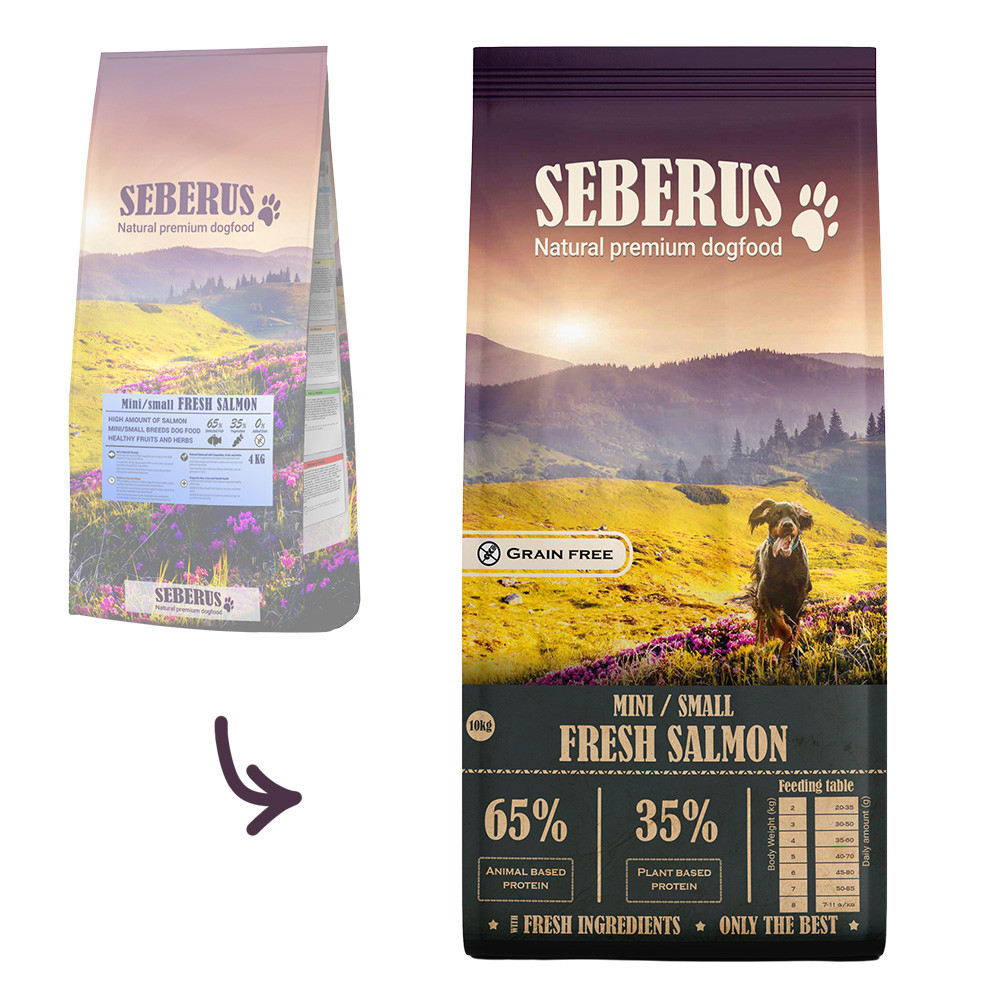 Seberus Mini/Small Fresh Salmon - natuurlijk graanvrij hondenvoer