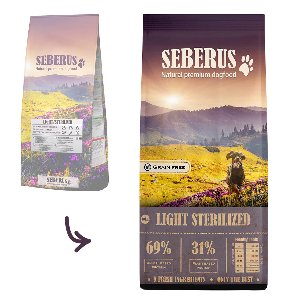 Seberus Sterilised / Light hondenvoer 