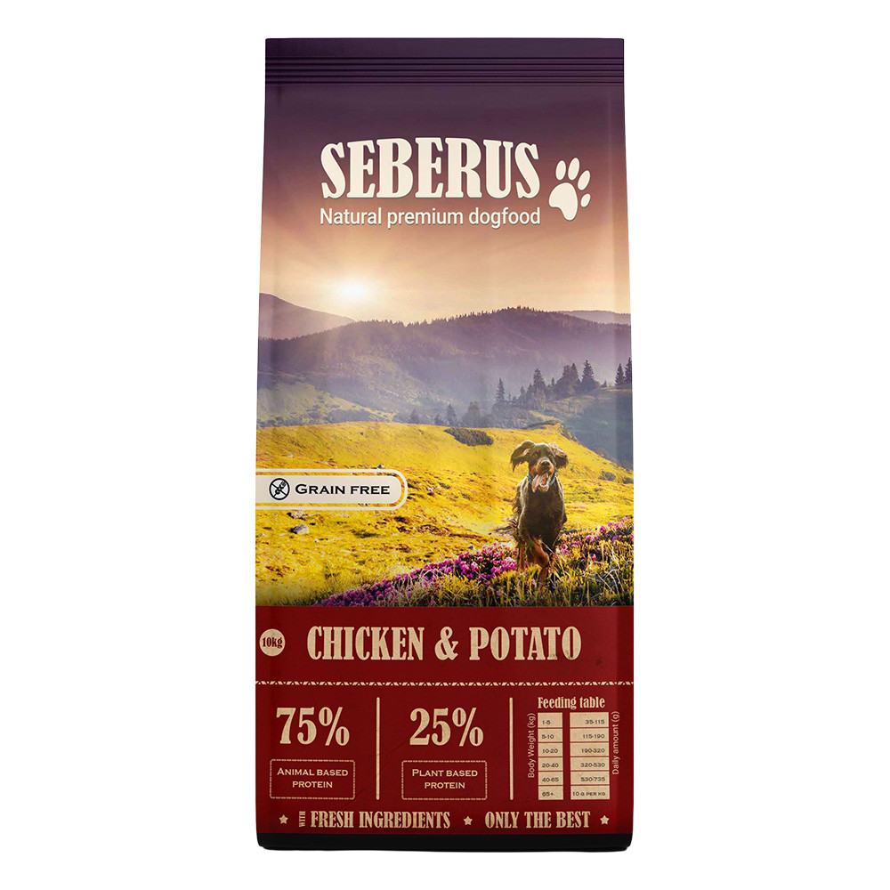 Seberus Chicken & Potato - natuurlijk graanvrij hondenvoer