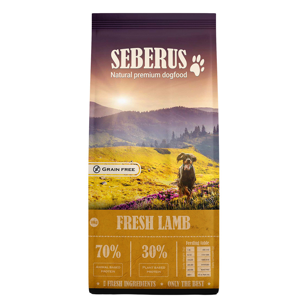 Seberus Fresh Lamb - natuurlijk graanvrij hondenvoer 