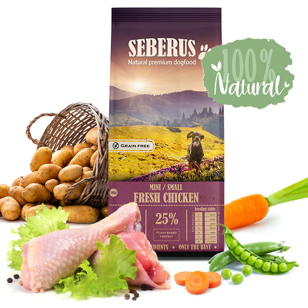 Seberus Mini/Small Fresh Chicken - natuurlijk graanvrij hondenvoer