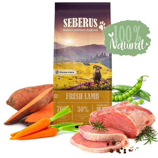 Seberus Fresh Lamb - natuurlijk graanvrij hondenvoer 