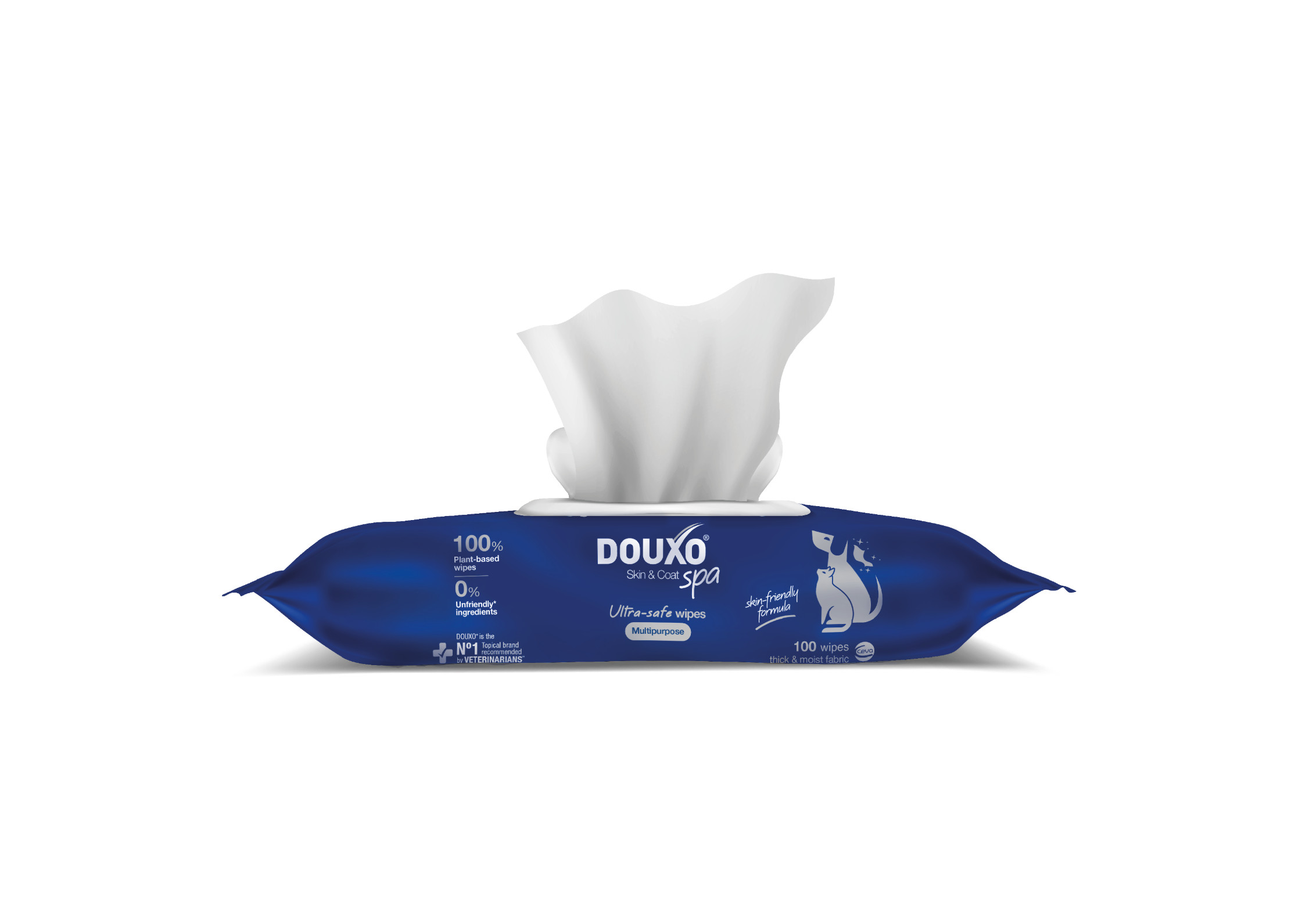 Douxo Spa multifunctionele doekjes voor hond en kat