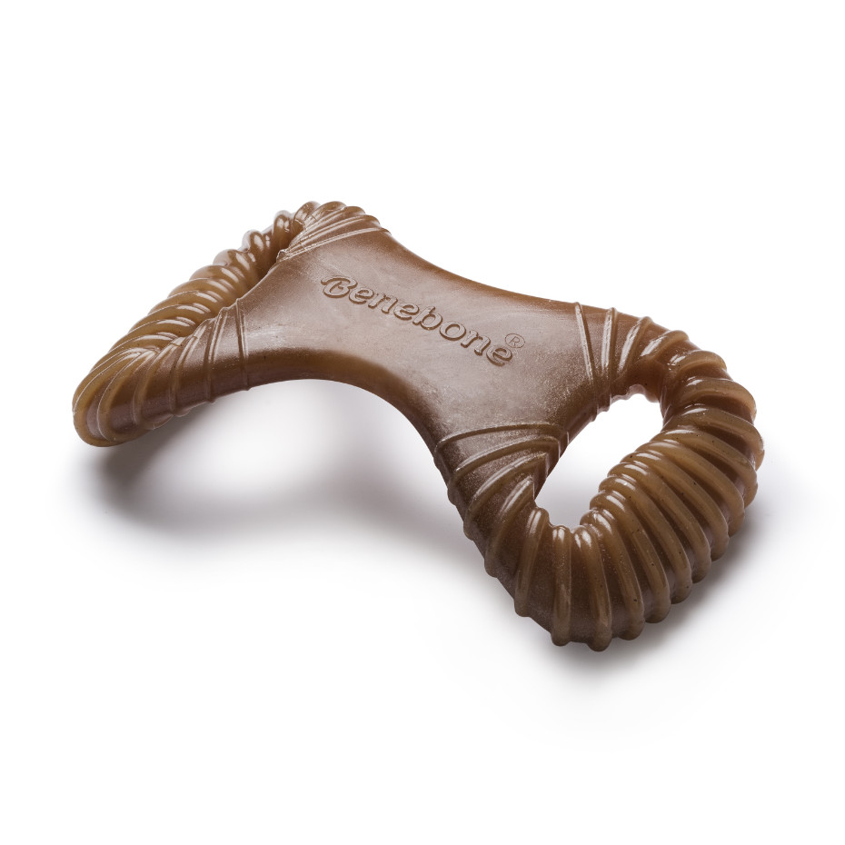 Benebone Dental Chew nylon kauwspeelgoed hond (pindakaassmaak)