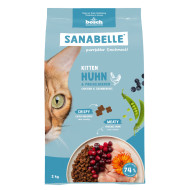 Sanabelle Kitten met kip en cranberries kattenvoer 2 kg