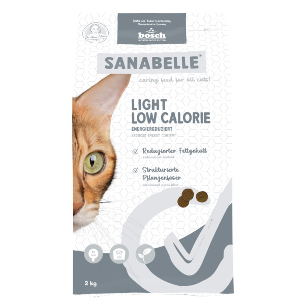Sanabelle Sanabelle Light Low Calorie kattenvoer 2 x 8 kg