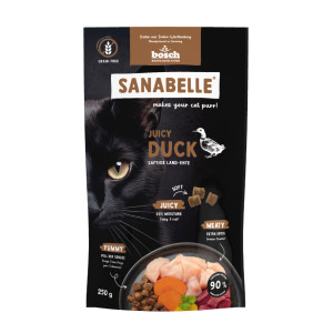 Sanabelle Juicy kattensnack Eend - Per 2
