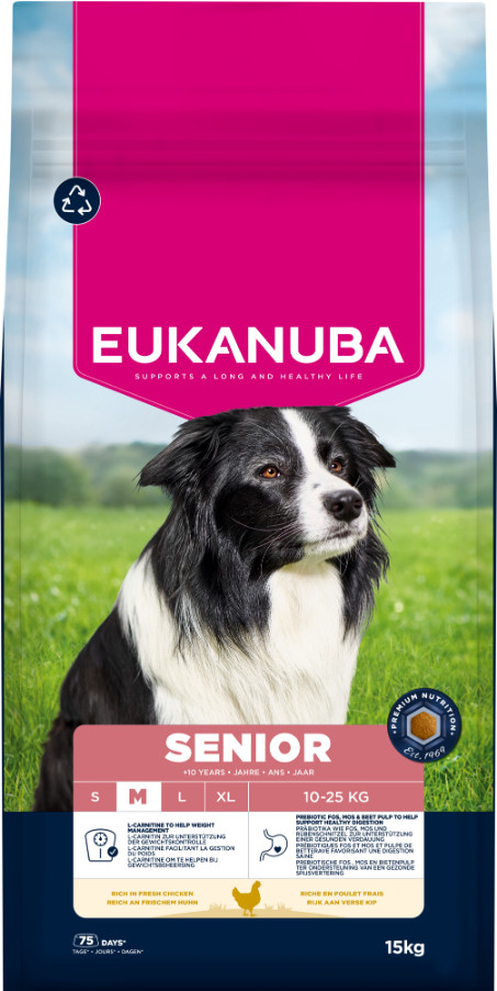 EUKANUBA premium hondenvoer met kip voor kleine rassen - droogvoer voor volwassen honden, 15 kg