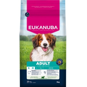 Eukanuba Adult Small/Medium Lam & Rijst hondenvoer 2,5 kg