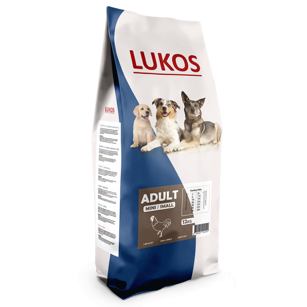 Lukos Lukos Adult Mini/Small - premium hondenvoer 12 kg