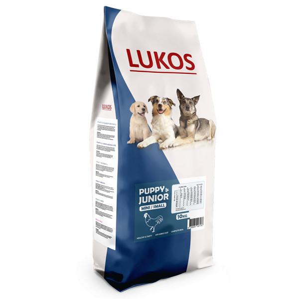 Lukos Lukos Puppy & Junior Mini/Small - premium hondenvoer 3 kg