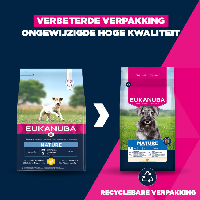 Eukanuba Thriving Mature Small Breed kip hondenvoer