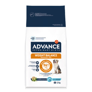 Advance Veterinary Weight Balance Medium-Maxi hondenvoer 12 kg afbeelding