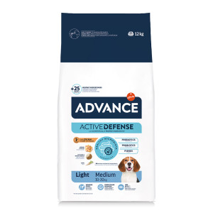 Advance Medium Light met kip hondenvoer 2 x 12 kg afbeelding