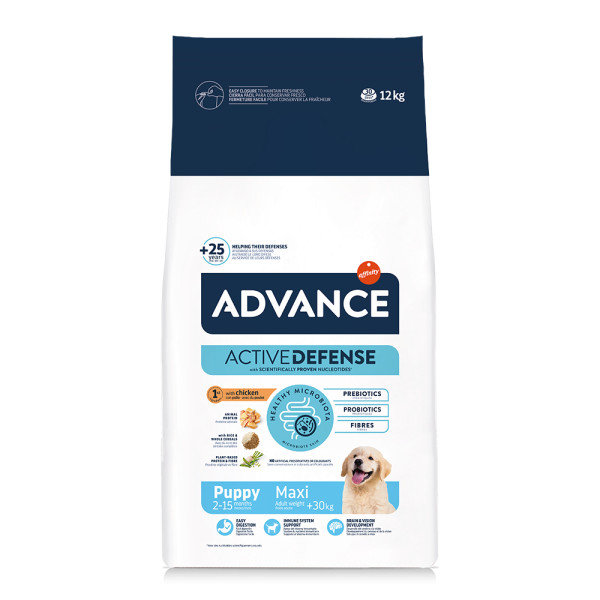 Advance Advance Puppy Maxi met kip en rijst hondenvoer 12 kg