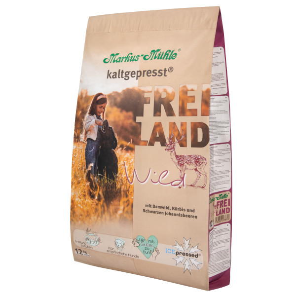 Markus-Mühle Markus-Mühle Freiland met wild (scharrelvlees) hondenvoer 2 x 12 kg