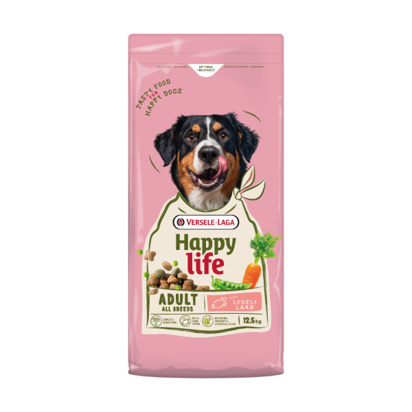 Happy Life Happy Life Adult met lam hondenvoer 12,5 kg