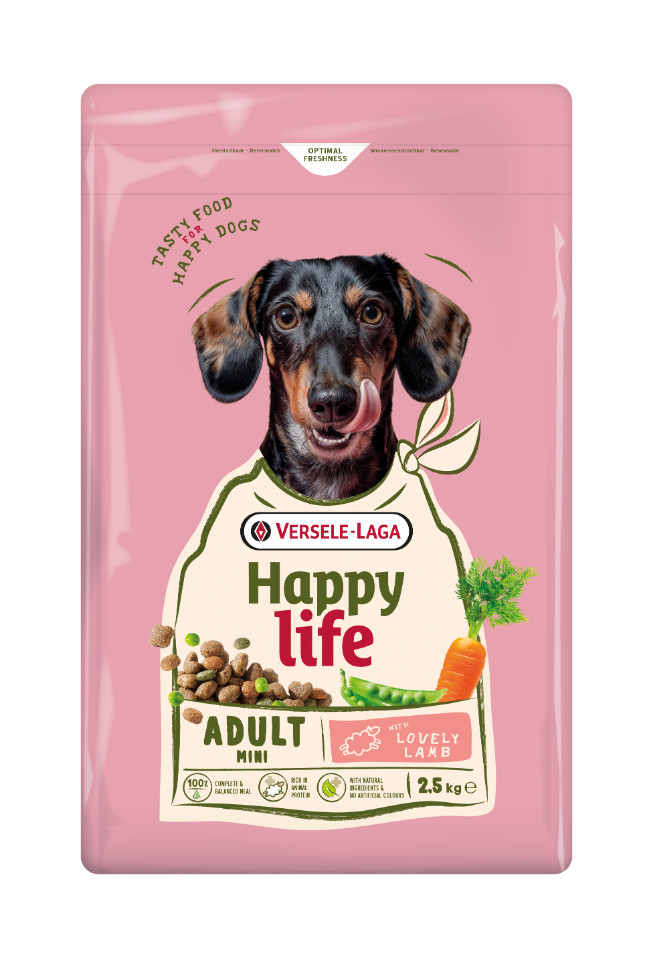 Happy Life Adult Mini Lamb hondenvoer