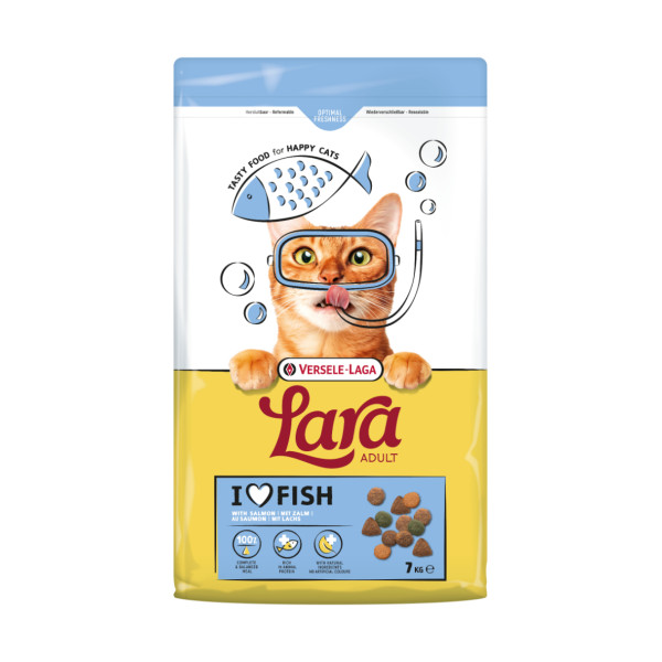 Versele-Laga Versele-Laga Lara Adult met zalm kattenvoer 2 x 7 kg