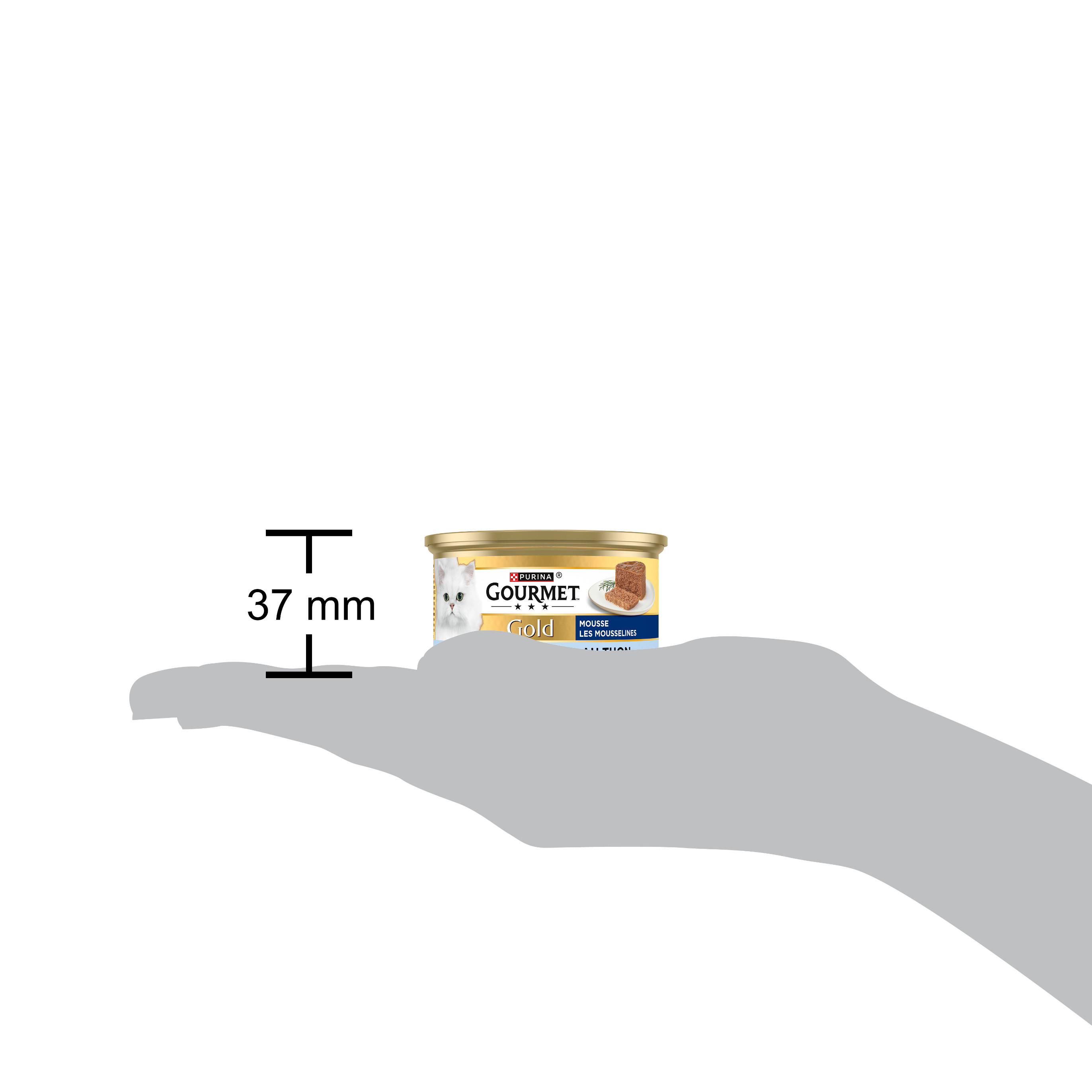 Gourmet Gold Mousse met tonijn kattenvoer (blik  85 g)