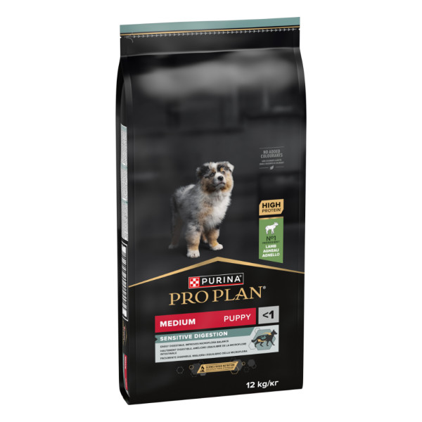 Pro Plan Pro Plan Medium Puppy Sensitive Digestion met lam hondenvoer 12 kg