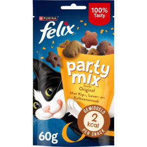 Felix Party Mix Original kattensnoep 60 gram 4 x 60 gr
