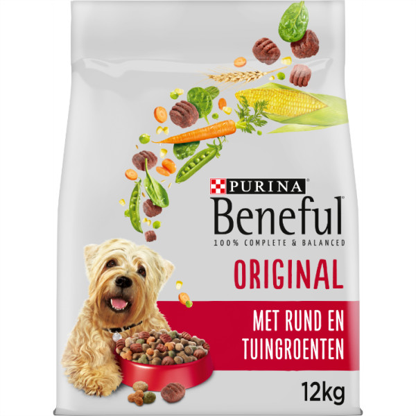 Beneful Beneful Original met rund en groente hondenvoer 12 kg