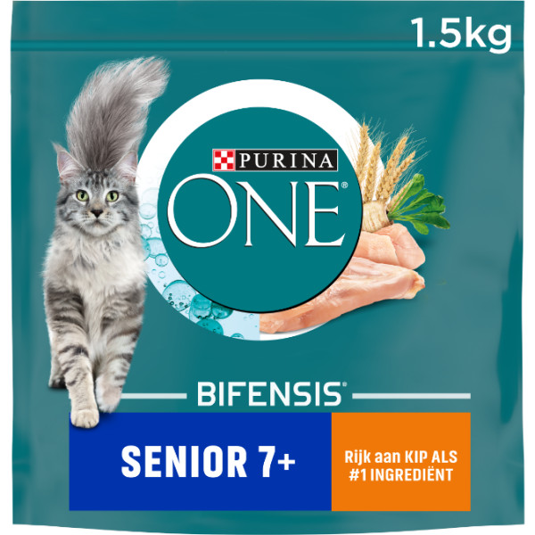 Purina One Purina One Senior 7+ met kip kattenvoer 2 x 3 kg