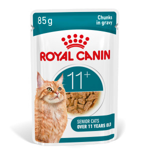 Royal Canin Ageing 11+ natvoer kat (in saus of gelei) 2x in Gelei (24x85 g)