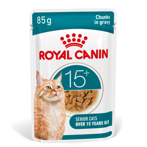 Royal Canin Royal Canin Ageing 15+ natvoer kat (in saus) 1 doos (12 x 85 g)