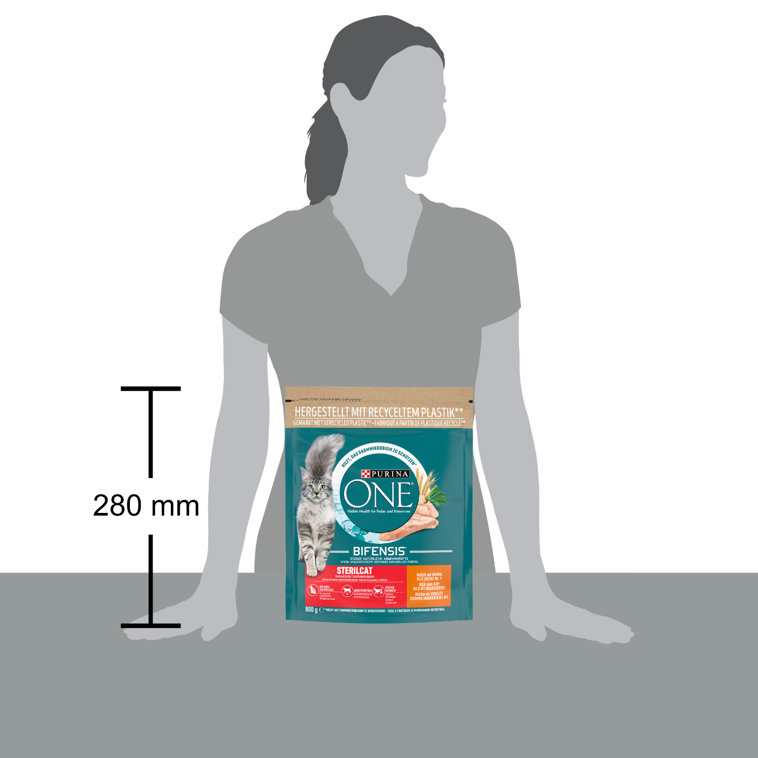 Purina One Sterilcat Kip en Tarwe kattenvoer
