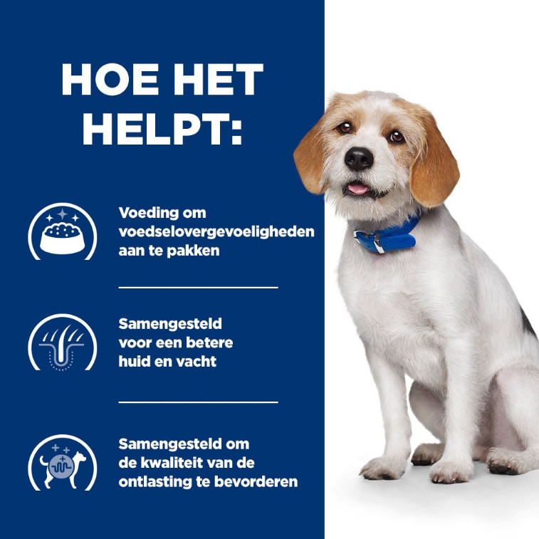 Hill's Prescription Diet Z/D Food Sensitivities Low Fat hondenvoer met gehydrolyseerde soja