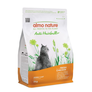 Almo Nature - Anti-Hairball - Droogvoer - 2 kg - Kip & Rijst