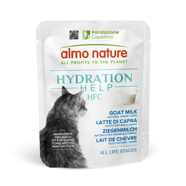 Almo Nature Almo Nature HFC Hydration Help geitenmelk voor de kat 48 x 50 g
