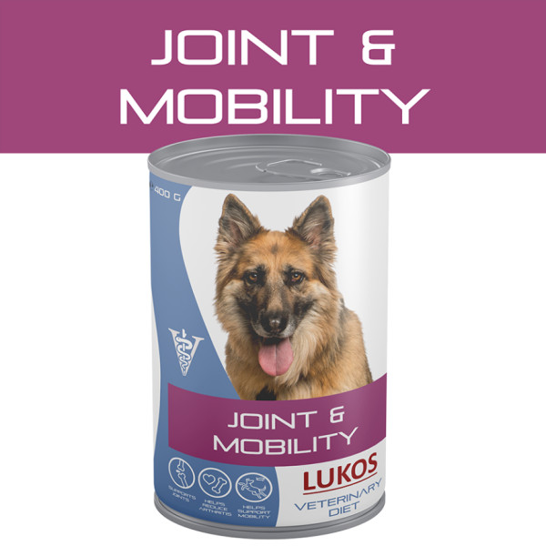 Lukos Lukos Veterinary Diet Joint & Mobility natvoer hond 6 x 400 g