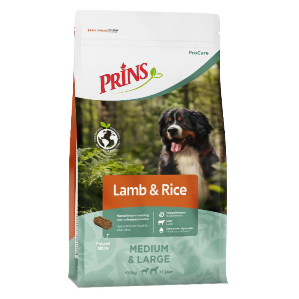 Prins ProCare Lam & Rijst Hypoallergic hondenvoer 3 kg
