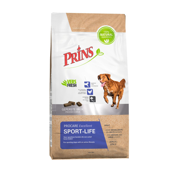 Prins Prins ProCare Excellent Sport-Life hondenvoer 15 kg